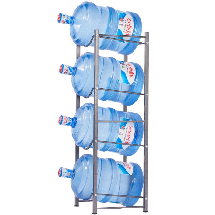 4 tier stackable metal water rack