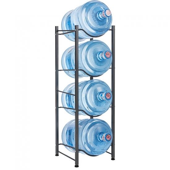 4 tier stackable metal water rack