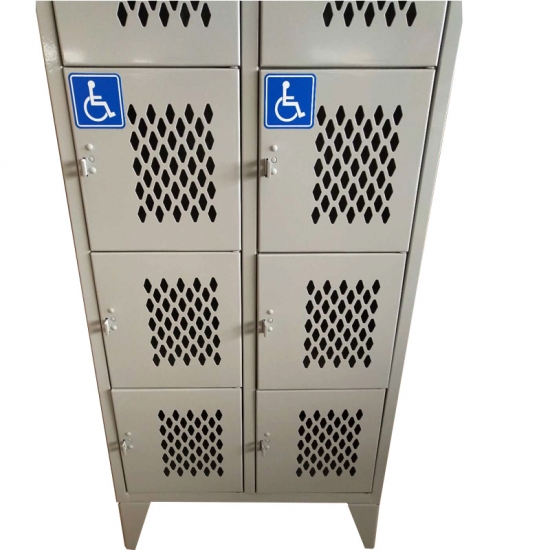 Metal storage locker